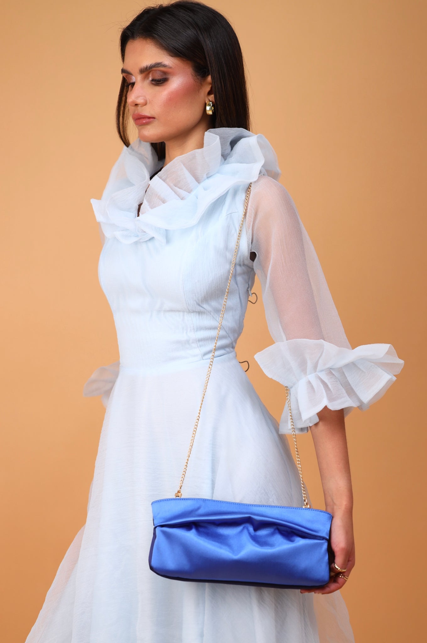 GLEE Clutch-Dark/Light Blue