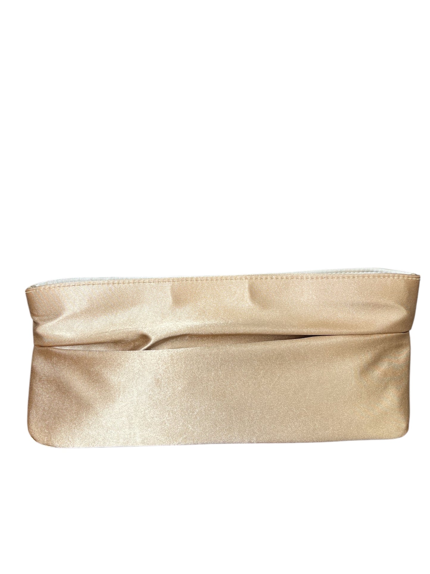 GLEE Clutch-Off White/Gold