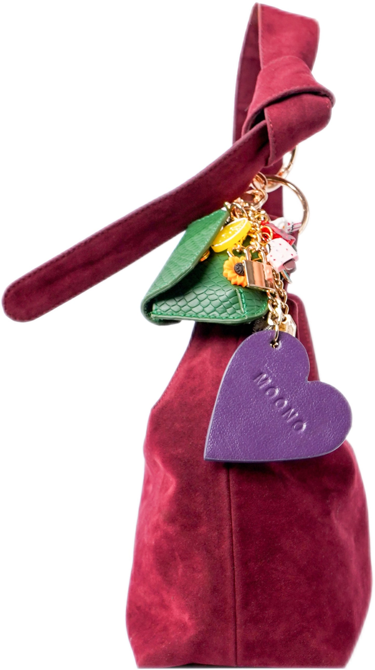 DEMURE Shoulder Bag-Burgundy