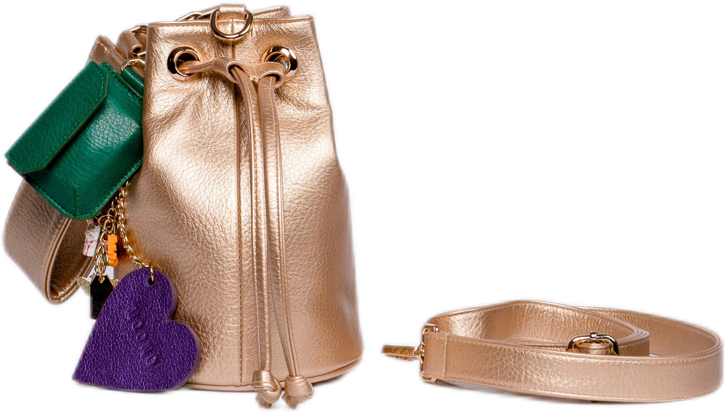 BB: Bucket Bracelet Bag-Gold