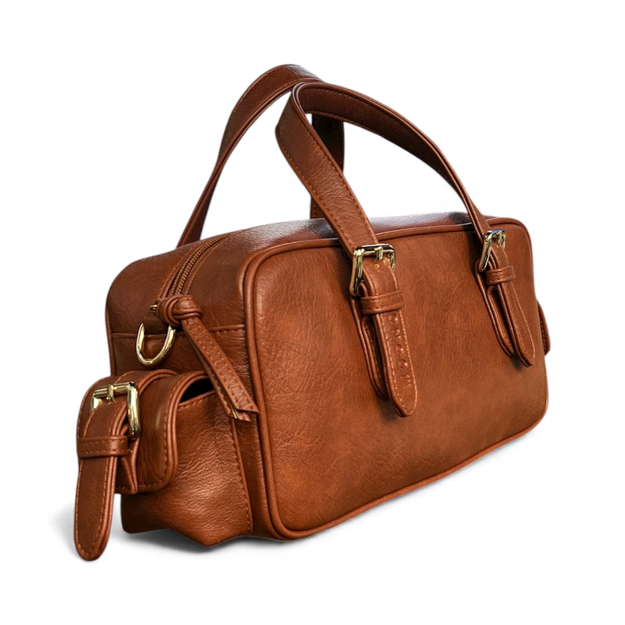 BCKLD Boxy Crossbody Bag-Camel