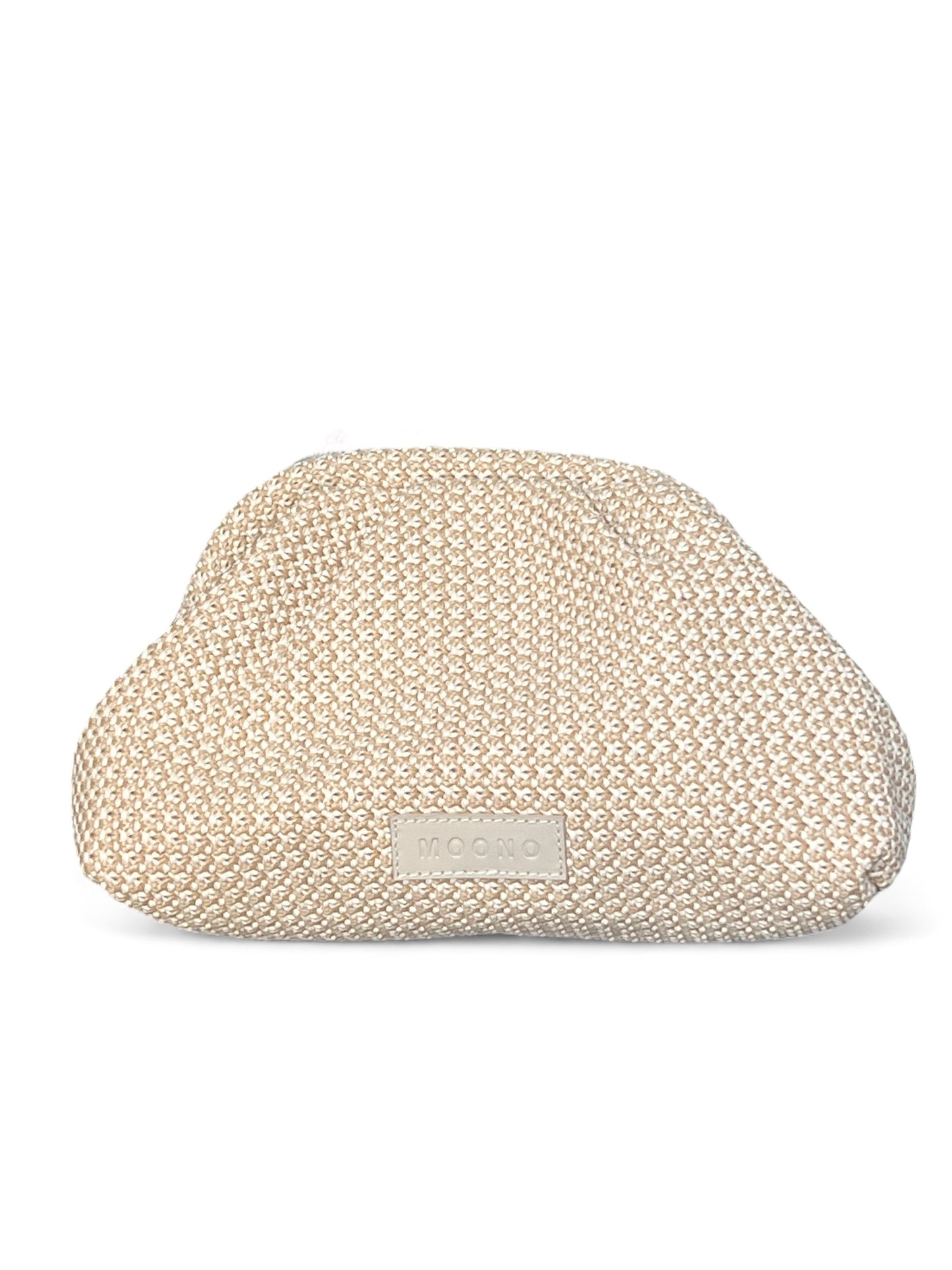 COSMO Raffia Clutch- Beige S