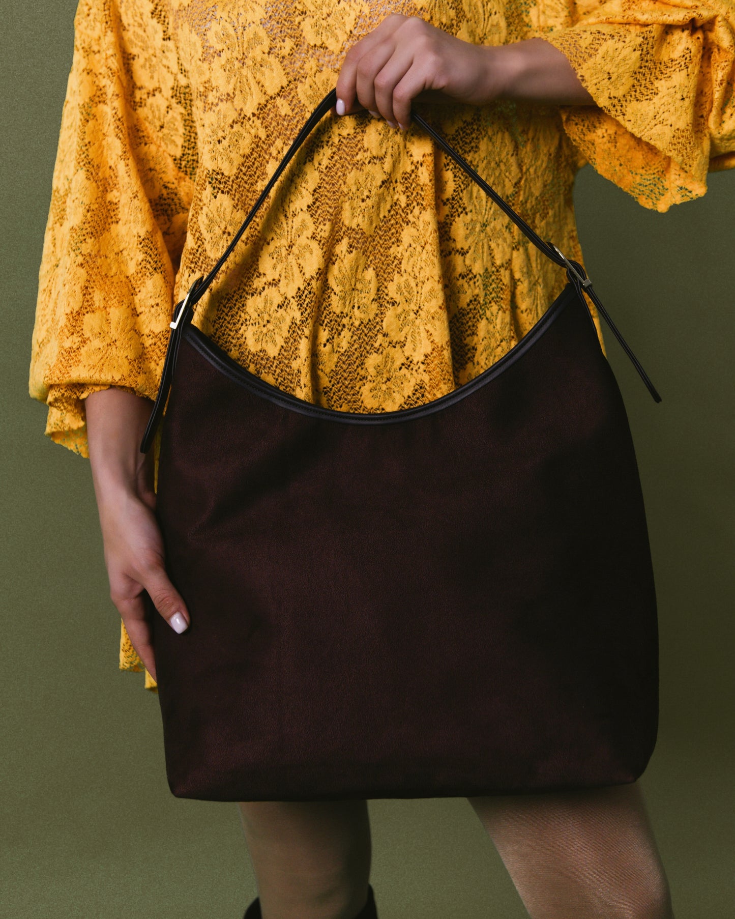 BCKLD Slouchy Tote-Chocolate Brown