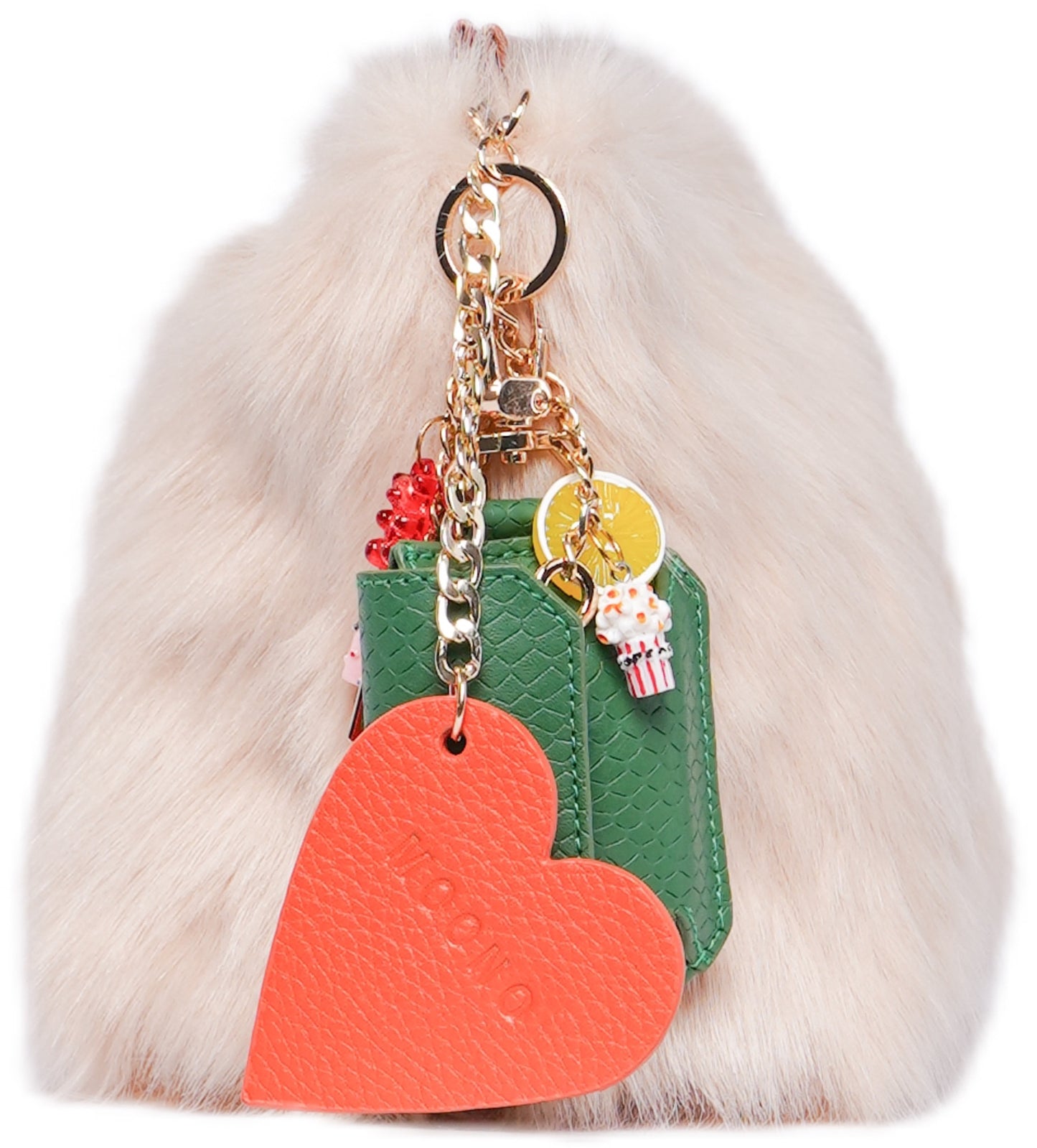 NORDIC Furry Clutch- Beige