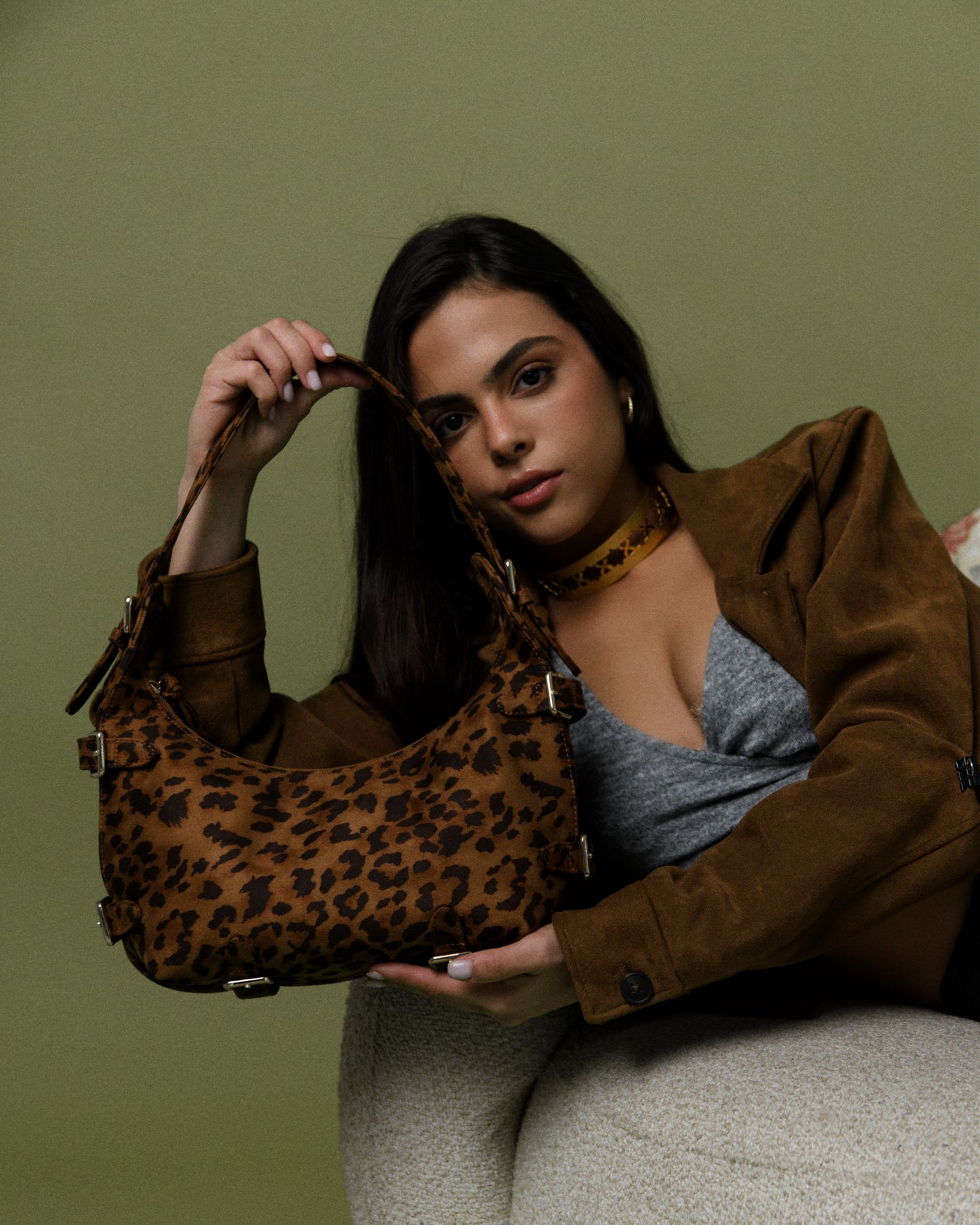 BCKLD BCKLS Shoulder Bag-Brown Leopard