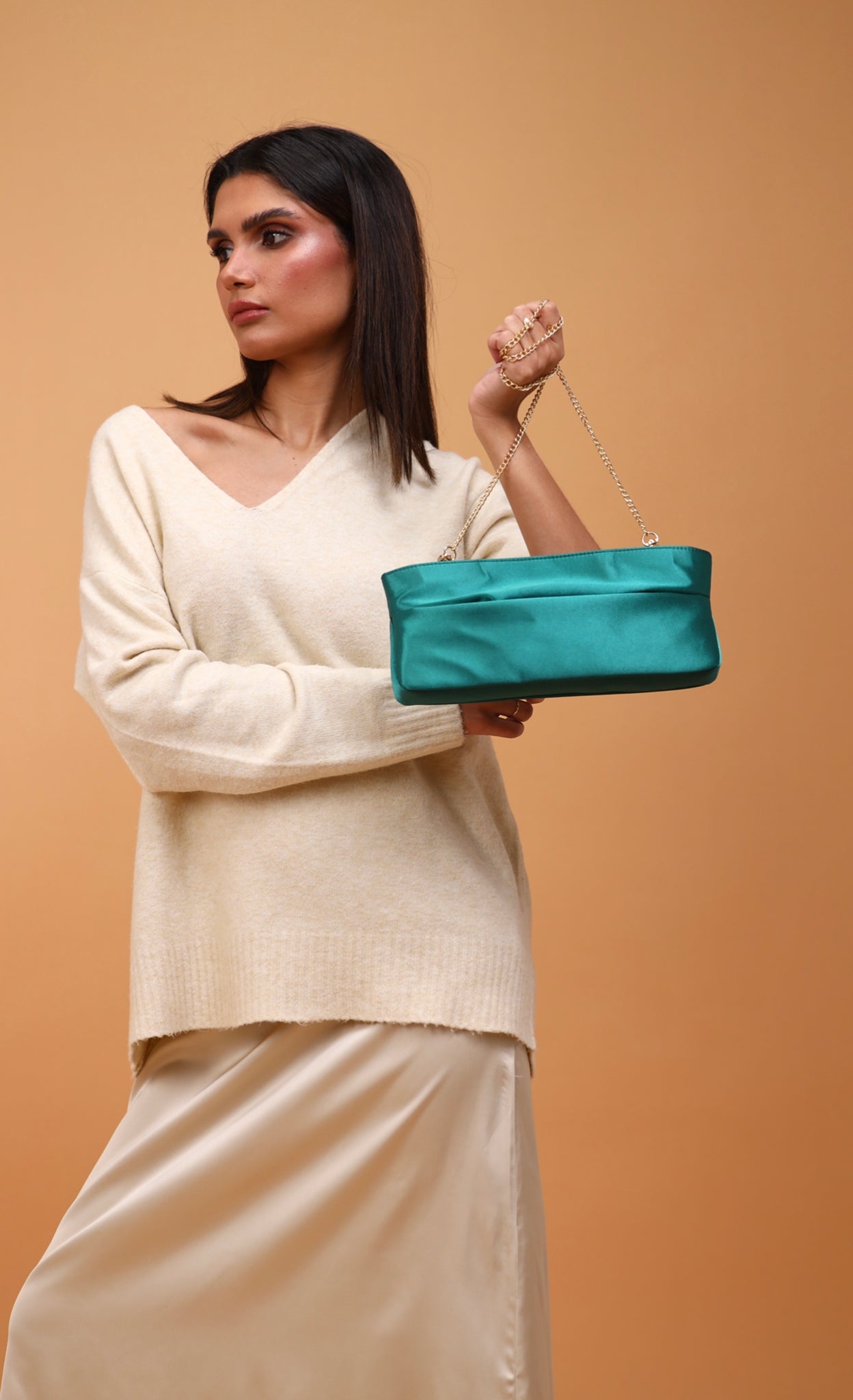 GLEE Clutch-Emerald Green