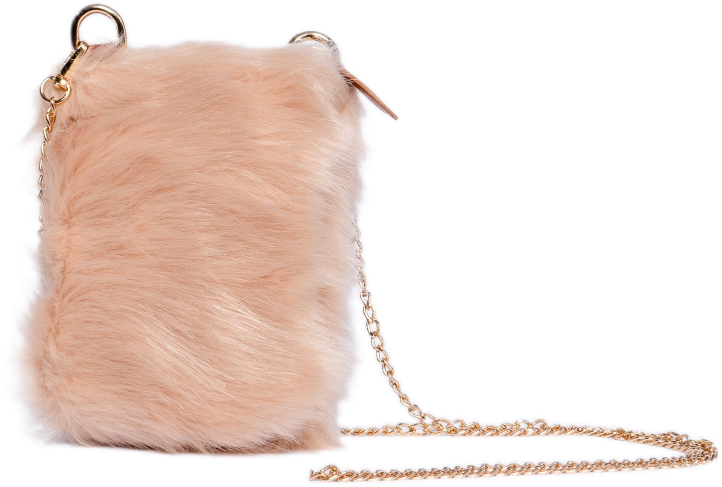 Mini Furry Pochette-Beige