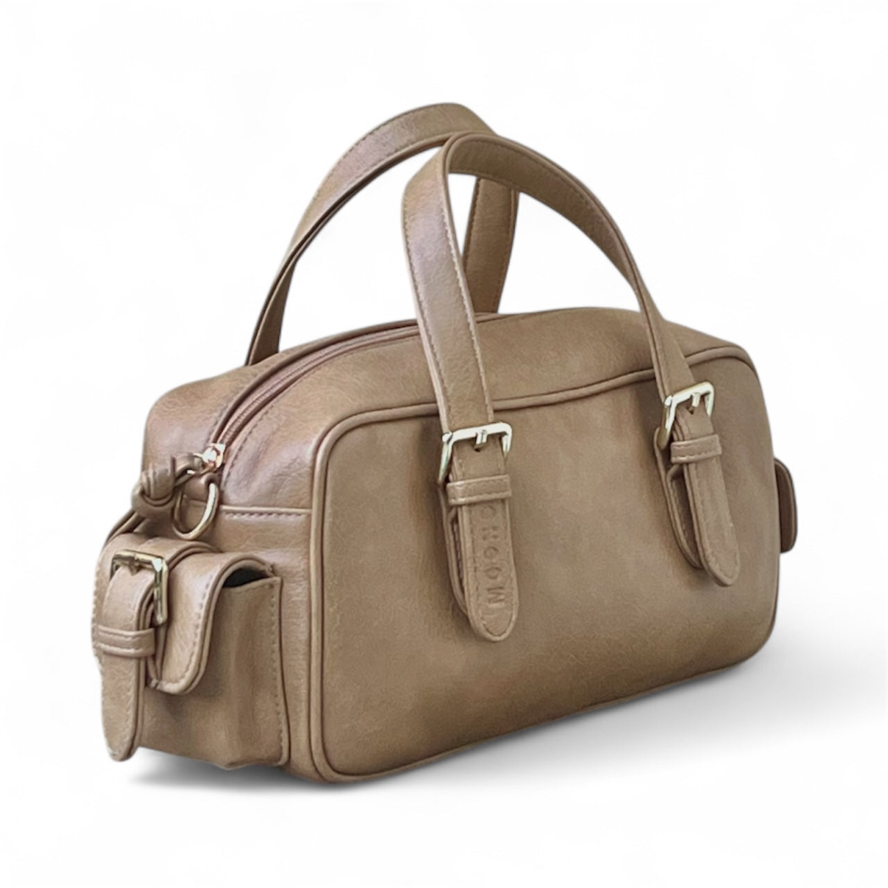 BCKLD Boxy Crossbody Bag-Light Beige