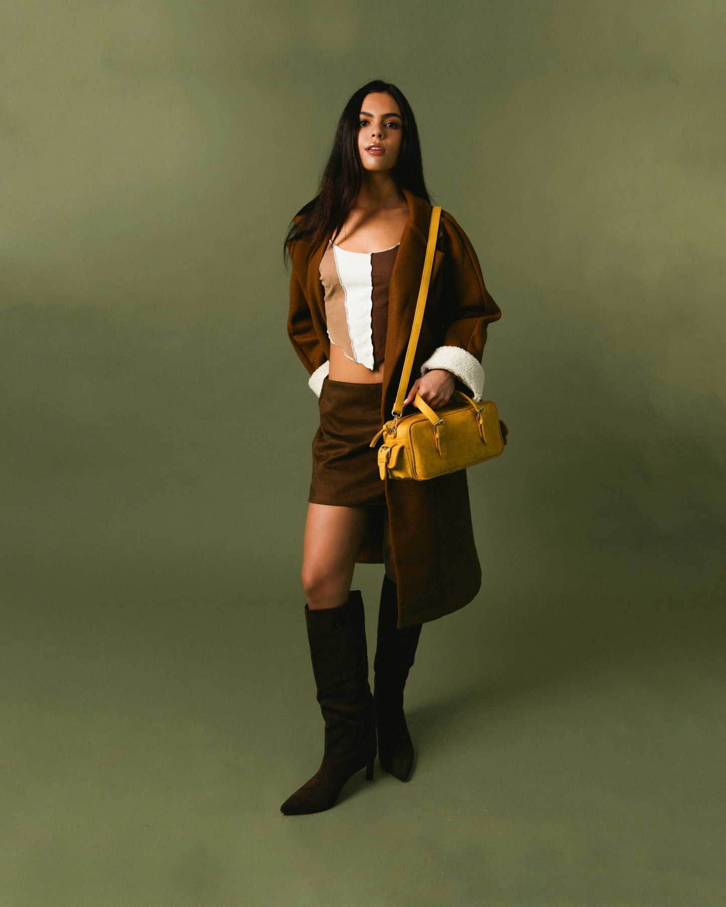 BCKLD Boxy Crossbody Bag-Mustard